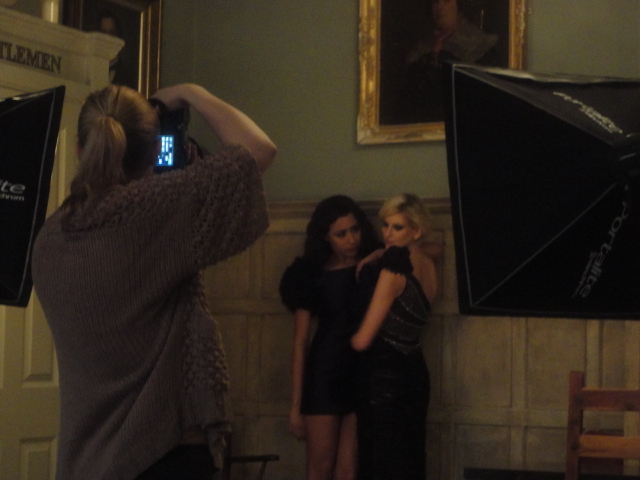 behind the scenes fashion photography shoot